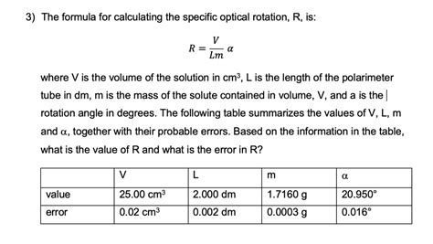 polarimeter formule|polarimeter cell length.